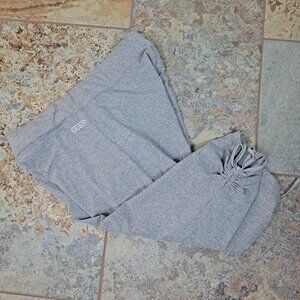 Guess Size XL Gray Jogger Capri Length Ties at Hem Key Pocket on Back